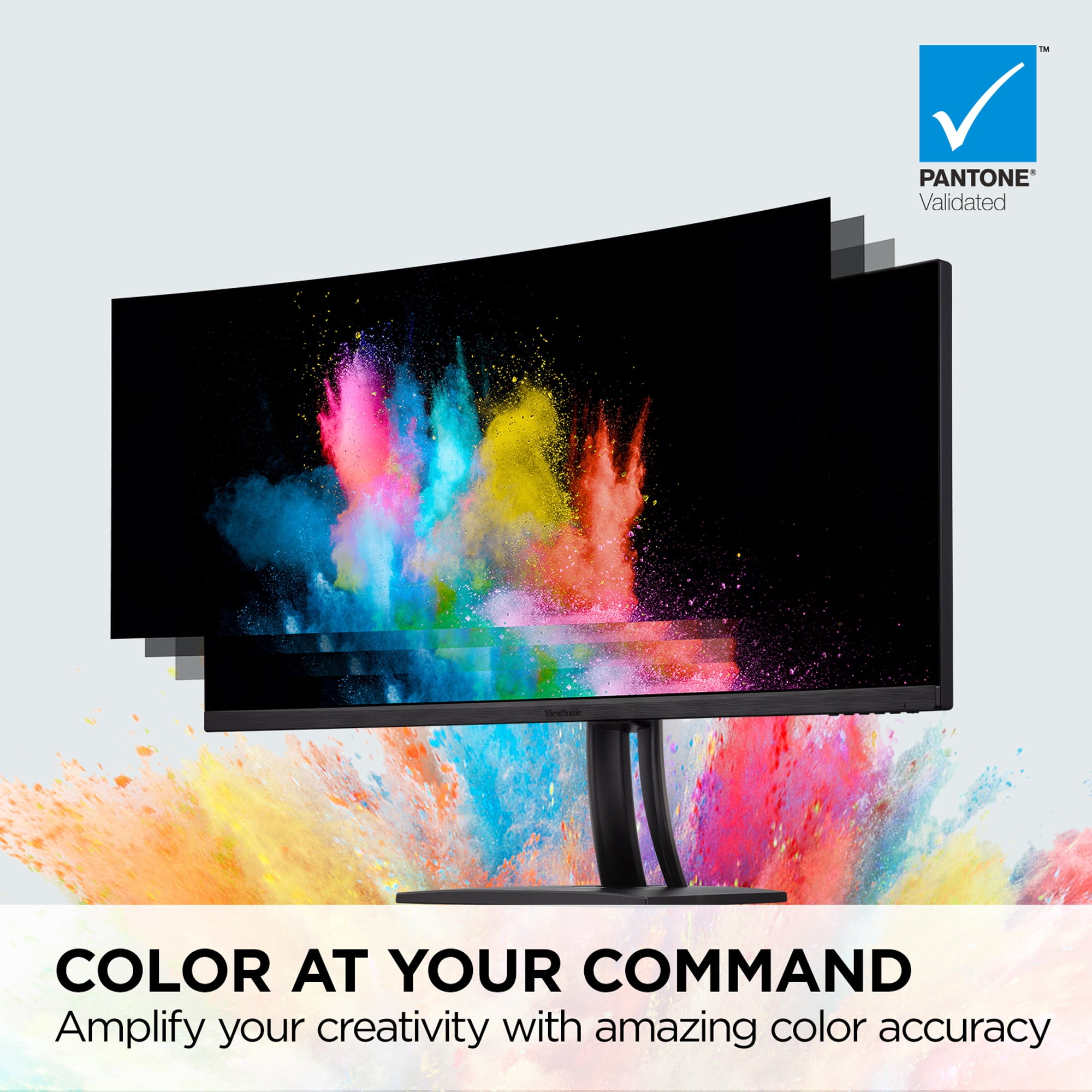 ViewSonic VP3456A 34" UWQHD Curved Monitor with 100% sRGB