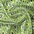 thumbnail image 5 of Ambesonne Ikat Window Valance, Indonesian Gypsy Floral Motifs, 54" X 18", Apple Green Black, 5 of 5