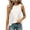 White_#01, variant on Sewkxo Shirred Swing Tank Tops for Women Fashion Flowy Sleeveless Shirts Casual Crew Neck Blouse Loose Fit Ruffled Tops,Khaki S