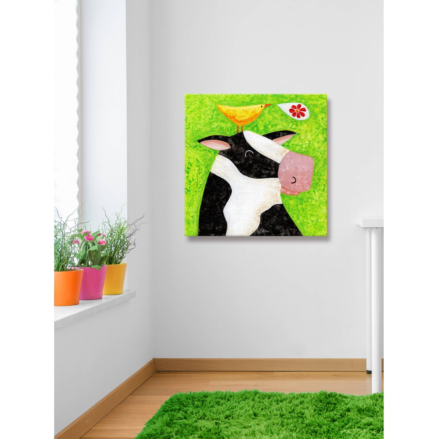 "Moosic to My Ears" Painting Print on Wrapped Canvas
