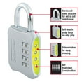 thumbnail image 2 of Master Lock 4 Dial Resettable Combination Padlock with Metal Body, School Locker and Gym Lock, 2 of 6