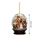 thumbnail image 3 of Adorno de muñeco de nieve | Colgante de bola de cristal acrílico con diseño de copo de nieve para decoración de árbol de Navidad, decoración colgante para el hogar, la oficina o el coche, 3 of 6