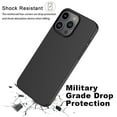 thumbnail image 4 of iPhone 15 Pro Max Phone Case with Screen Protector, Liquid Silicone Case Cover for Apple iphone 15 Pro Max, Ebizware Full-Body Protective Case Shockproof Cover with Microfiber Lining (Black), 4 of 9