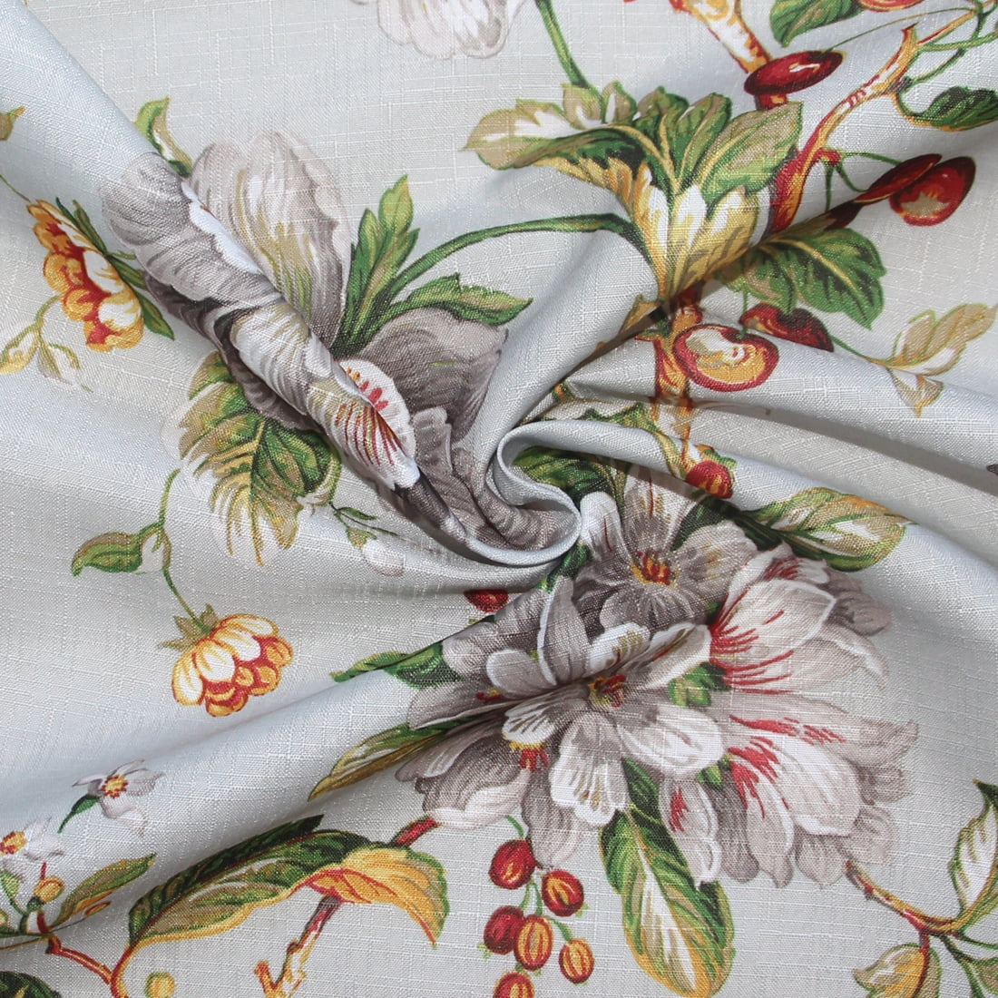3 PC Kitchen Curtain Swag Set, Fruit Floral Rooster Printed Design Window Panels - Picture 37 of 62