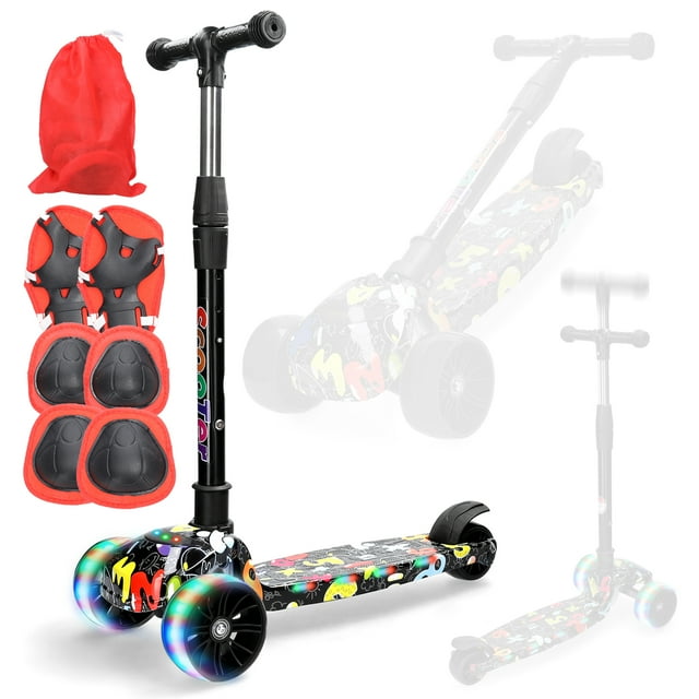,3-wheel With Musics Kids 3-wheel Function Pads 2-12 4 Adjustable Led 3-wheel With