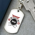 thumbnail image 6 of Ninja Ready Keychain Dog Tag Stainless Steel or 18k Gold, 6 of 16