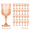 Light Pink, variant on 24 Pack 7oz Green Plastic Wine Glasses, Cocktail Cups for Wedding Party Banquet Holiday Events, Multicolor