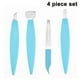 thumbnail image 1 of Juego de cuchillos de pedicura de 4 piezas - Azul claro Ormromra 2035720-2, 1 of 8