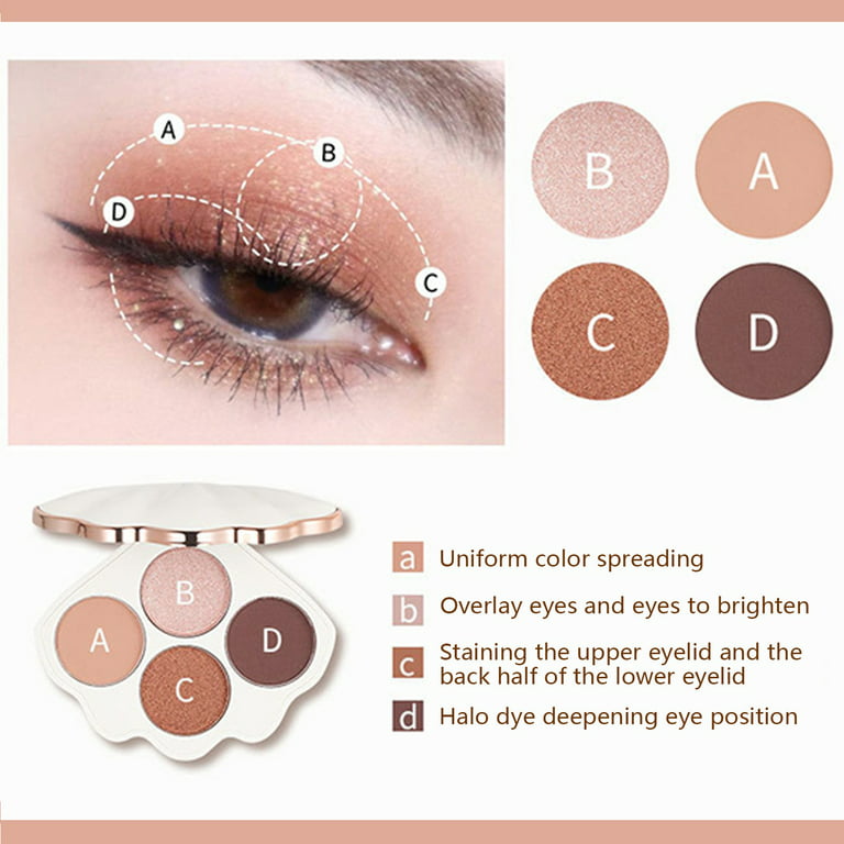 28 Colors Cartoon Girl Matte Eyeshadow Palette Book with Mirror Brush  Glitter Eye Shadow Blush Pigment Palette Makeup for Face