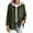 Army Green, variant on Nowekniz Corduroy Hooded Shirt Jacket, Waffle Long Sleeve Button Down Lightweight Casual Coat, Versatile Hooded Sweatshirt Tee for Daily Casual and Running Wear