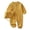 Yellow-B10, variant on Mnyotv Infants Baby Clothes Long Sleeve Cotton Jumpsuits and Hats Newborn Spring Fall Outfits Size 0-3 Months