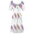 thumbnail image 4 of Ballons d'Anniversaire Design Coloré de Fête Robe Sans Manches Robes à Manches Longues Robe Féminine, 4 of 4