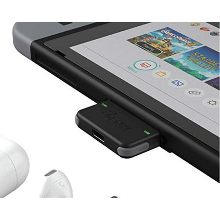 Genki Bluetooth Audio Adapter for the Nintendo Switch (Gray