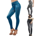 thumbnail image 3 of Mujeres Niñas Pantalones Lápiz Bolsillos Leggings Pantalones sin costuras Cintura alta Methold FS9970-11, 3 of 7