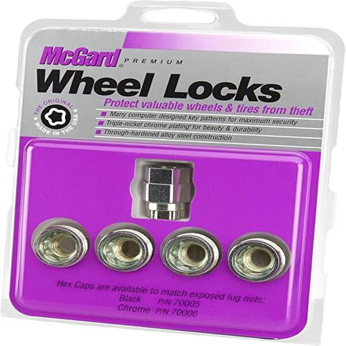McGard 24010 Cone Seat - Under Hub Cap Wheel Locks (1/2' - 20 Thread Size) - Set