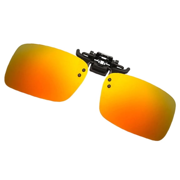 180° Flip Up Polarized Over-Glass Sunglasses UV400 Glare Block TAC Lens Fit Over Myopia Glasses for Cycling Driving Outdoor Sports 5.30"