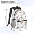 thumbnail image 3 of Fotbe Funny Chicken Lightweight Casual Laptop Backpack for Men and Women, Daily use Waterproof backpack, Backpack for College, 3 of 7