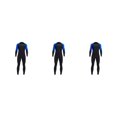thumbnail image 4 of Soidarity Men Diving Wetsuit for Water Sports Suit Zip Wet Back Full Warm Body Surf Type1 NO1, 4 of 5