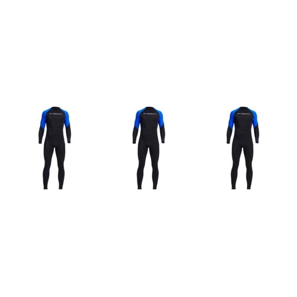 Eigraketly Men Diving Wetsuit for Water Sports Suit Zip Wet Back Full Warm Body Surf Type1 NO1