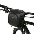 thumbnail image 3 of Rhinowalk TF910 Waterproof Cycling Handlebar Bag with Adjustable Shoulder Strap, Multi-Pocket Organizer for Bikes, Black, 3 of 6