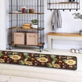 thumbnail image 5 of Dreamtimes Watercolor Autumn Sunflowers Hallway Runner Rug 2'x6' Kitchen Rug with Rubber Backing Bright Flowers Corn Non Slip Entryway Rug Runner Soft Area Rug for Hallway Bedroom Kitchen, 5 of 6