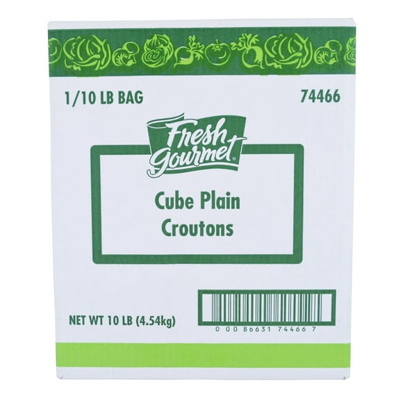 (Price/Case)Fresh Gourmet Foods Plain Croutons 10lb, 492116