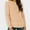 Beige, variant on VgaVtl Long Sleeve Womens Tee Shirts Ladies Plus Size Tops Basic Layering Casual Workout Red Plain Loose Tops