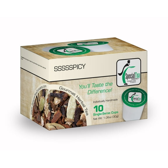Special Tea Ssssspicy Herbal Tea, 10 ct Single Serve Cups
