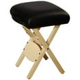 thumbnail image 1 of Master Massage Tabouret pliant pour table de massage Noir, 1 of 4
