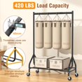 thumbnail image 2 of Perchero EAGMAK Heavy Duty Load, 190 kg, con estantes, negro, 2 of 9