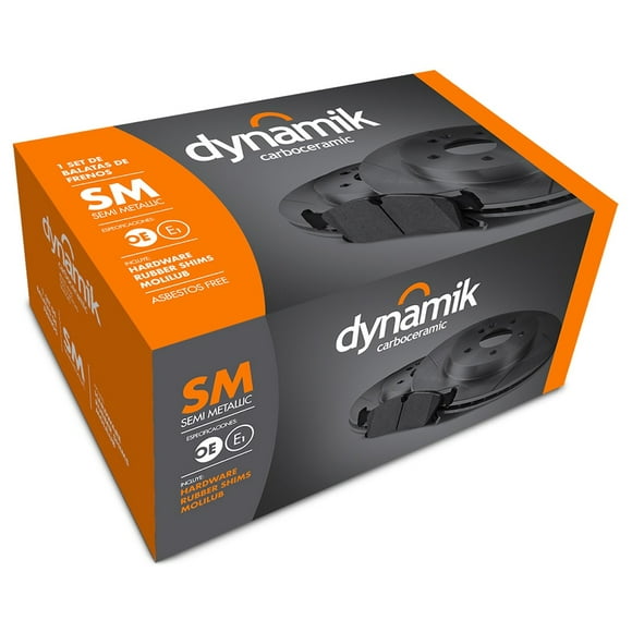 Balatas Semimetalicas Ram 2500 2001 A 2002 Dodge V8 5.9L Tras DYNAMIK .