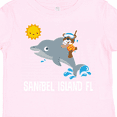 thumbnail image 4 of Inktastic Sanibel Island Florida Dolphin Boys or Girls Toddler T-Shirt, 4 of 5