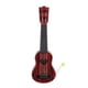 thumbnail image 1 of Juguete para tocar con cuatro cuerdas (44cm, marrón) de mini guitarra de ukelele imitada para niños, con instrumentos musicales pequeños., 1 of 5