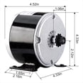 thumbnail image 3 of Motor de CC con Escobillas de Alta Velocidad de 24 V y 300 W, 2750 Rpm, de Aluminio de Alta Eficiencia, para Patinete Eléctrico. ., 3 of 6