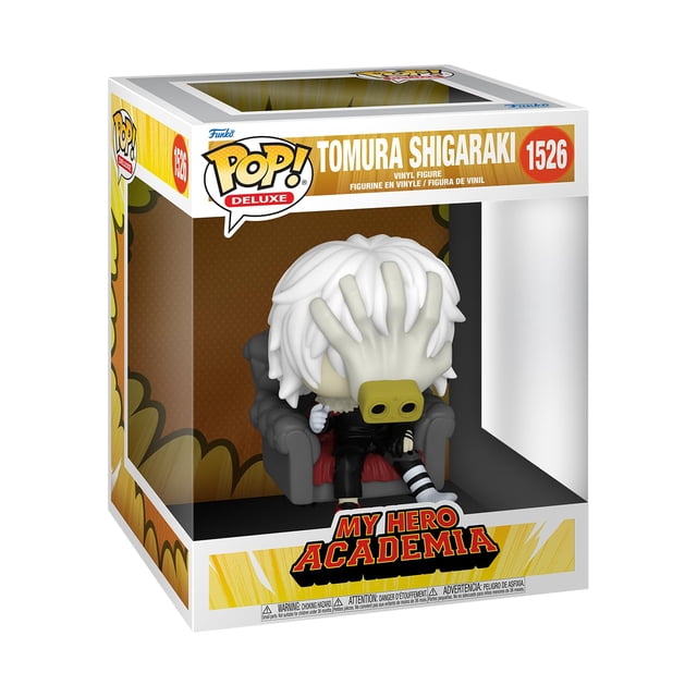 ¡Funko Pop! Deluxe: My Hero Academia - Tomura Shigaraki en silla