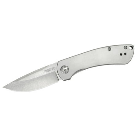 Kershaw Pico Pocket Knife (3470); Folding 2.9” Dual-Finished Stainless Steel Blade; Bead-Blasted Handle with SpeedSafe Assisted Opening, Secure Frame Lock and Reversible Deep-Carry Pocketclip; 4.2 OZ