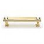 Alno C213-4-PB Swarovski Crystal 4" Cabinet Crystal Pull Polished Brass