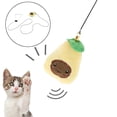 thumbnail image 4 of 2x Palo Interactivo para , Juguete Colgante Ajustable para para Rascar Animales Entrenamiento IQ , Amarillo 2 piezas, 4 of 8