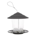 thumbnail image 2 of Hanging Bird Feeder for Outdoors - 6.3" Clear Tube Birdfeeder with Roof Design, Large Capacity Wild Bird Feeders for Garden, Yard and Outdoor, 2 of 6