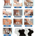 thumbnail image 4 of Reusable Electrode Gel Pads for TENS Unit, 20 Pack Adhesive Replacement Pads (10 Pairs), 4 of 5