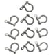 thumbnail image 4 of 10x hebillas de , grillete de cadena, llave Chian hecha a mano, aleación de Zinc, aro de Metal, bloqueo, anillos en D, grillete de arco para Argén, 4 of 8
