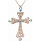 thumbnail image 1 of Diamond Cross Pendant Long Necklace for Women Jewelry, 1 of 4