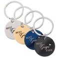 thumbnail image 1 of 4Pcs Round-shaped Pet Name Tags Stainless Steel Pet Collars Cat Tags Puppy Tags, 1 of 8