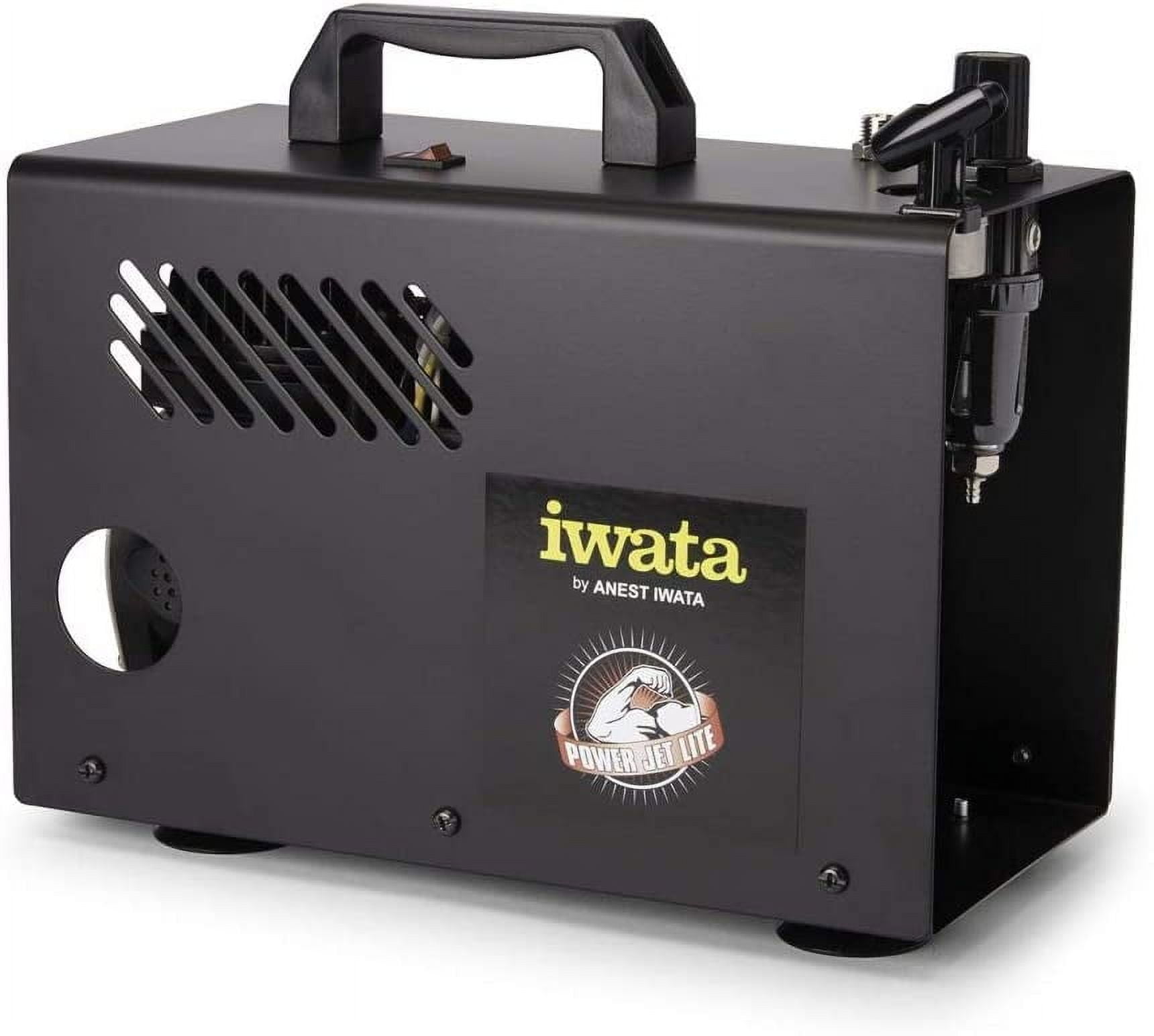 Iwata-Medea Power Jet Lite Airbrush Air Compressor - 10.5 in x 12 in x 6 in