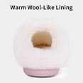 thumbnail image 5 of Litfun Fuzzy Slippers for Women Chenille Knit Fleece Slippers Memory Foam House Shoes, Pink, Size 11-12, 5 of 8