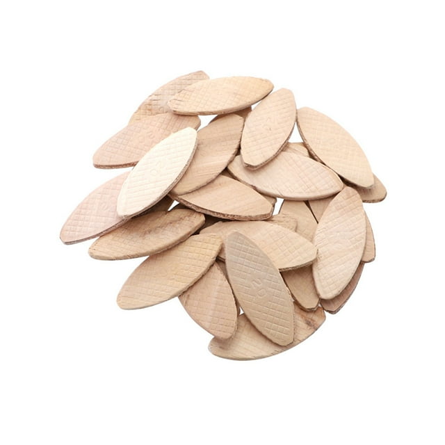100 Pcs/ensemble Biscuits d'Assemblage en Bois Assortiment de Remplacement Menuisier Kit de Couture Biscuits Menuiserie Artisanat Fait Main Type 1