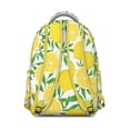 thumbnail image 4 of Floral Lemon Students Backpack Cute Yellow Fruit School Bag with Bright Fresh Summer Pattern, Lightweight and Adjustable Strap, 4 of 6