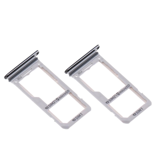 2 Piezas De Tarjeta SIM + Bandeja De Ranura Para Soporte De Tarjeta MicroSD Para Samsung Galaxy S8 S8 + Sunnimix Contenedor del soporte de la tarjeta SIM