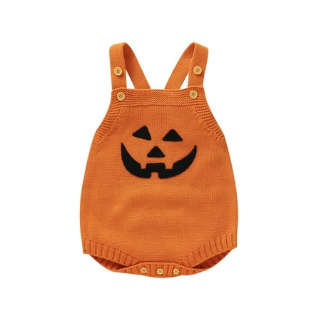 

FSDJHSDH Baby Knit Romper Sleeveless Grimace Bodysuit Halloween Clothes