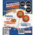 thumbnail image 2 of Paleta Dulce Con Saladito Sabor Fresa Agridulce La Original Productos Diana ( 30 Pcs ), 2 of 3